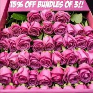 Bundle 3 items and get a 15% discount